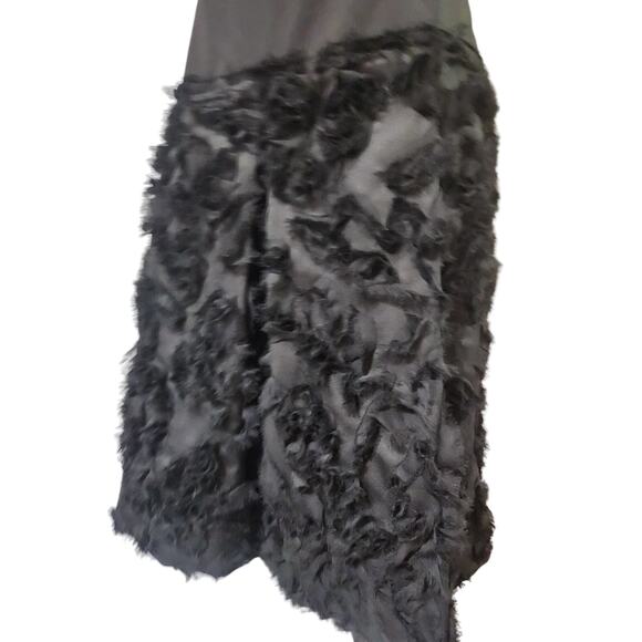 Piazza Sempione Designer wool blend cocktail dress ruffled bottom IT 46 (US 10) - Picture 6 of 9